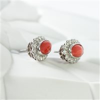 Orecchini Goldside Donna in Platino Corallo 82059187 - 82059187